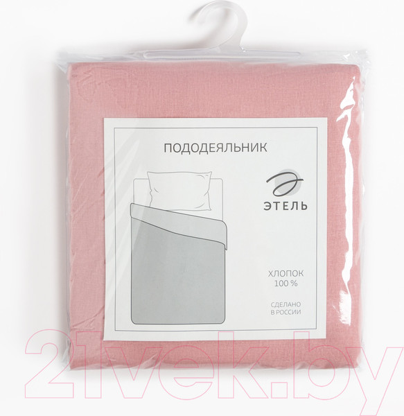 Изображение товара Пододеяльник Этель 9046082 (175x215, розовый)