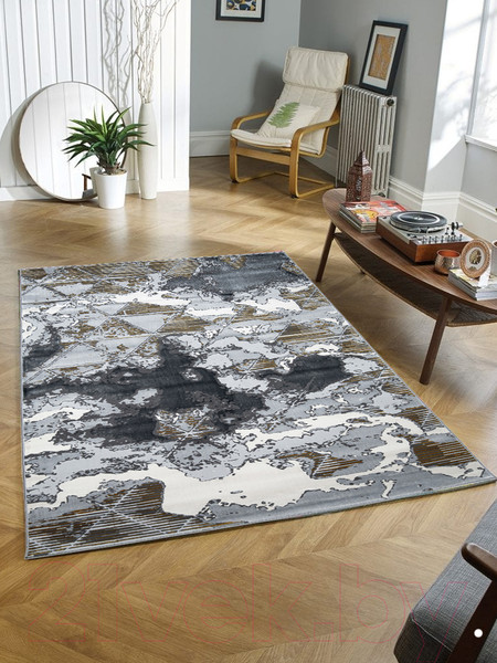 Изображение товара Коврик Mafy 5770 Pyrogia 80x150 / MF-00137 (серый/желтый)