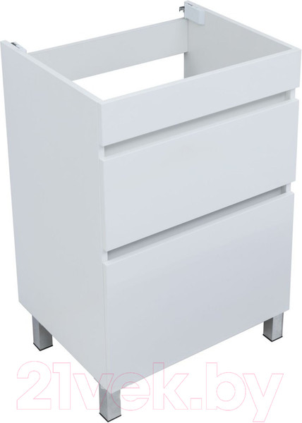 Изображение товара Тумба под умывальник Aquanet Вега 58 / 329124 (белый глянец)