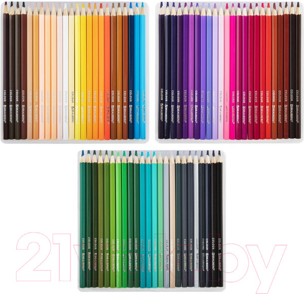 Изображение товара Набор цветных карандашей Brauberg Max / 181861 (72цв)