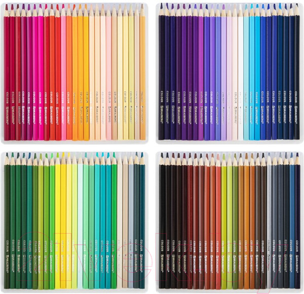 Изображение товара Набор цветных карандашей Brauberg Max / 181862 (100цв)