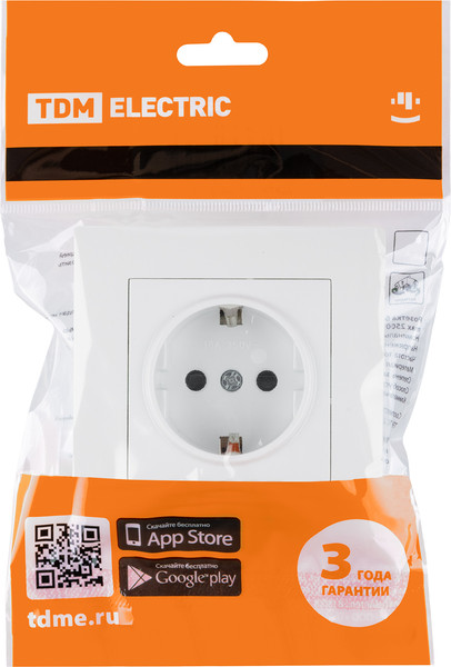 Изображение товара Розетка TDM Сенеж / SQ1816-0033 (белый)