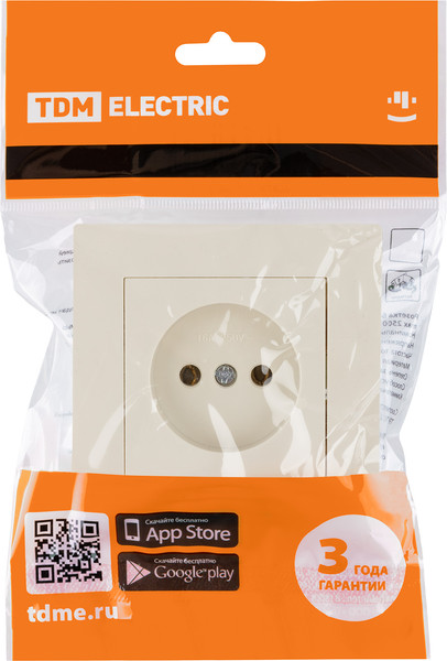 Изображение товара Розетка TDM Сенеж / SQ1816-0130 (слоновая кость)