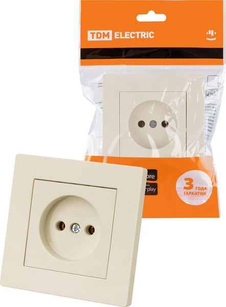 Изображение товара Розетка TDM Сенеж / SQ1816-0130 (слоновая кость)