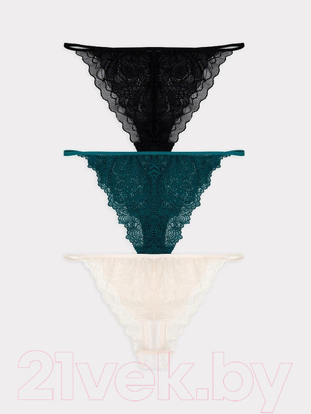 Изображение товара Комплект женских трусов Mark Formelle 412432-3 (р.98, молочный-2)