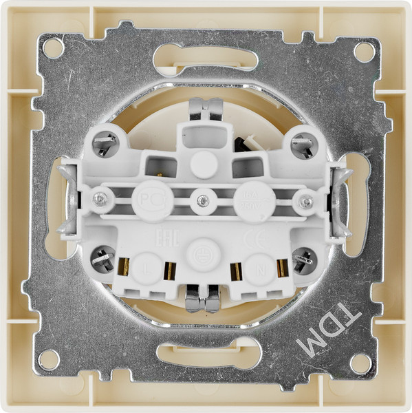 Изображение товара Розетка TDM Сенеж / SQ1816-0133 (слоновая кость)