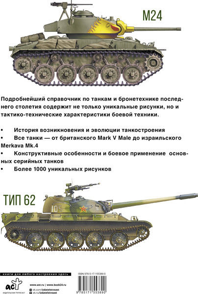 Изображение товара Энциклопедия АСТ Танки, твердая обложка (Хаскью М.)