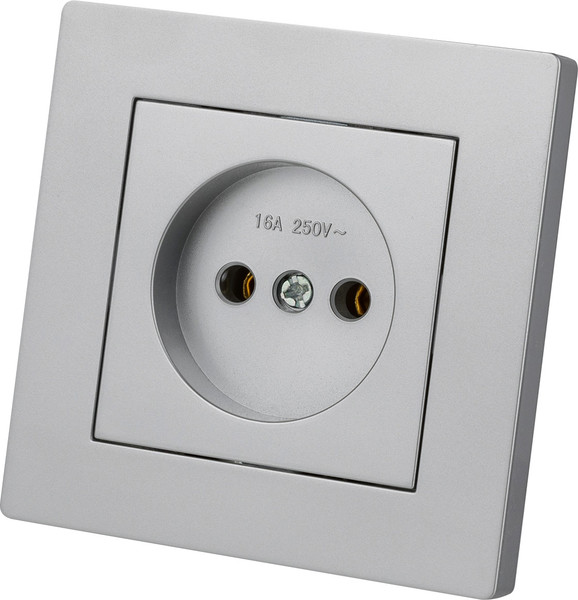 Изображение товара Розетка TDM Сенеж / SQ1816-0230 (серебристый металлик)