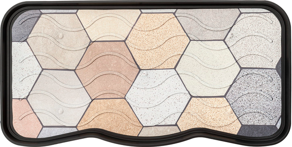 Изображение товара Поддон для обуви Multy Home Signet 38x75 / EU1000057 (Hexagon Stones)