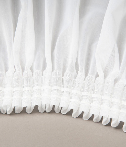 Изображение товара Гардина LEGRAND Боско 500x260 с утяжелителем / 58128669 (белый)