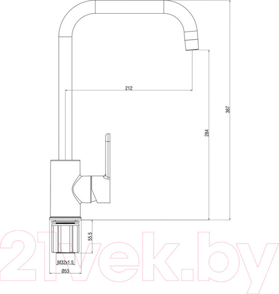 Изображение товара Смеситель Gross Aqua Ecochrome 3208298MB