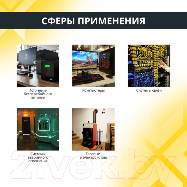 Изображение товара Аккумуляторная батарея NPP FT12-55Ah 12V55Ah