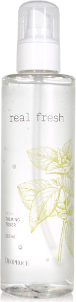 Изображение товара Тонер для лица Deoproce Real Fresh Vegan Calming Toner (200мл)