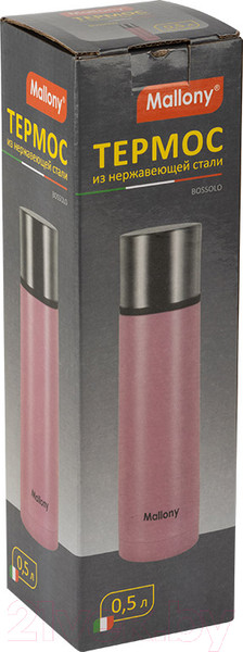 Изображение товара Термос для напитков Mallony Bossolo / 106030 (розовый)