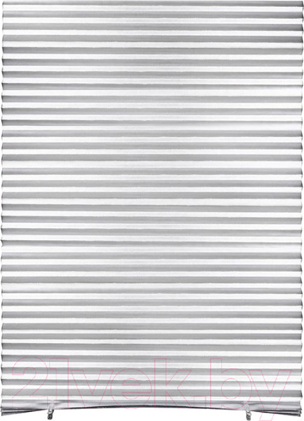 Изображение товара Штора-плиссе Рыжий кот Skandi Самоклеящаяся 60x180 блэкаут / 106824 (белый)