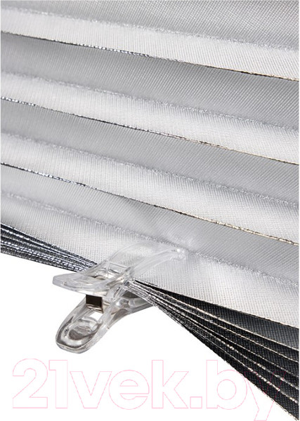 Изображение товара Штора-плиссе Рыжий кот Skandi Самоклеящаяся 90x180 блэкаут / 106825 (белый)