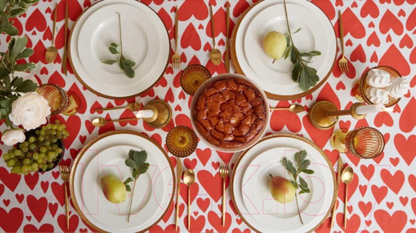 Изображение товара Скатерть Этель Red Hearts / 5376644