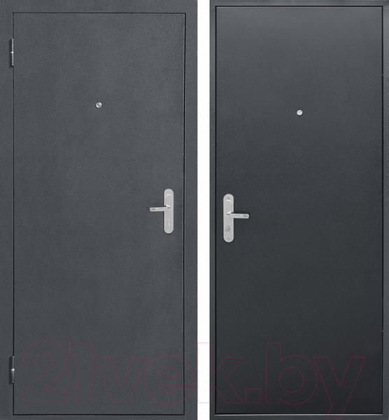 Изображение товара Входная дверь Guard Металл/металл 96x205 левая (антик серебристый)