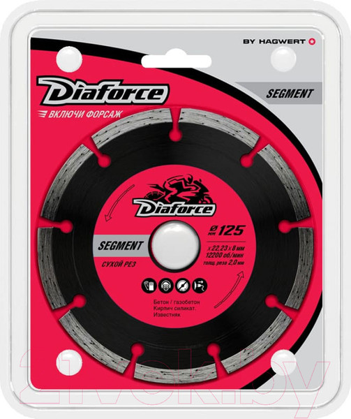Изображение товара Отрезной диск алмазный Diaforce Segment 500125