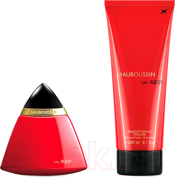 Изображение товара Парфюмерный набор Mauboussin In Red Парфюмерная вода 100мл+Гель для душа 200мл