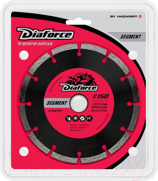 Изображение товара Отрезной диск алмазный Diaforce Segment 500150