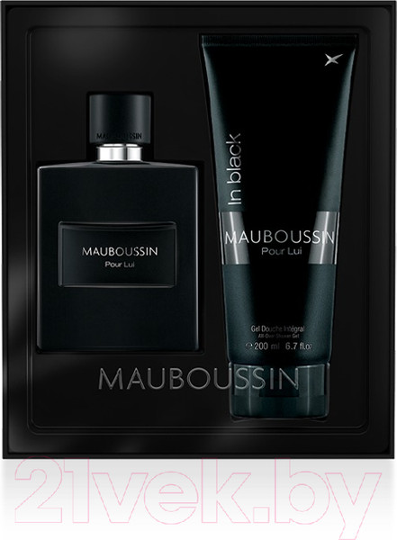 Изображение товара Парфюмерный набор Mauboussin Pour Lui In Black Парфюмерная вода 100мл+Гель для душа 200мл