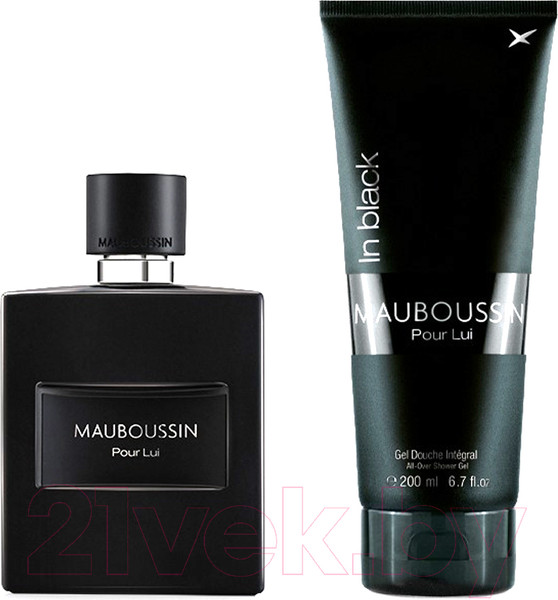 Изображение товара Парфюмерный набор Mauboussin Pour Lui In Black Парфюмерная вода 100мл+Гель для душа 200мл