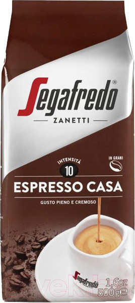 Изображение товара Кофе в зернах Segafredo Zanetti Espresso Casa / 1A6 (500г)