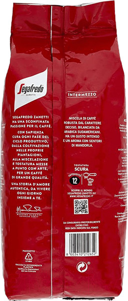 Изображение товара Кофе в зернах Segafredo Zanetti Intermezzo / 1A2 (500г)