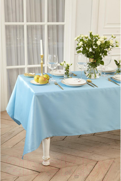 Изображение товара Скатерть Этель Elegance / 6974178 (серый/синий)