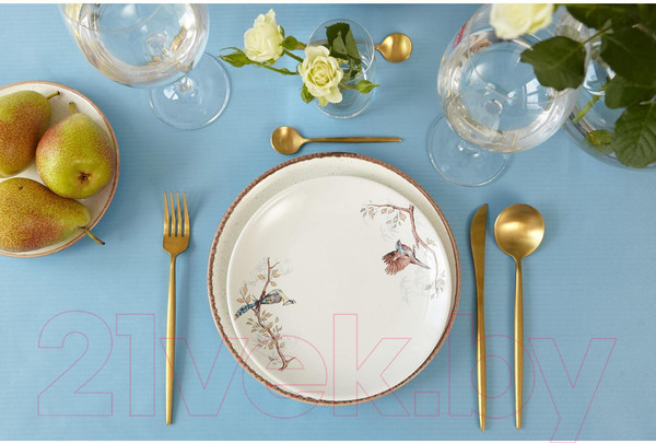 Изображение товара Скатерть Этель Elegance / 6974178 (серый/синий)