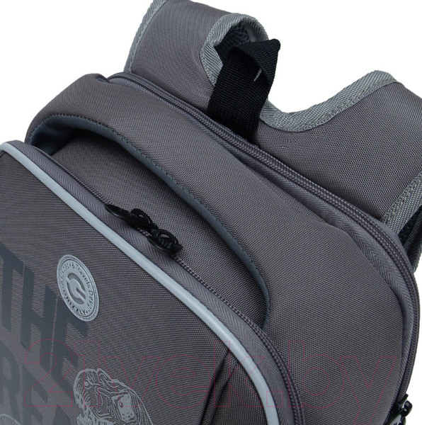 Изображение товара Школьный рюкзак Grizzly RAf-493-2 (серый)