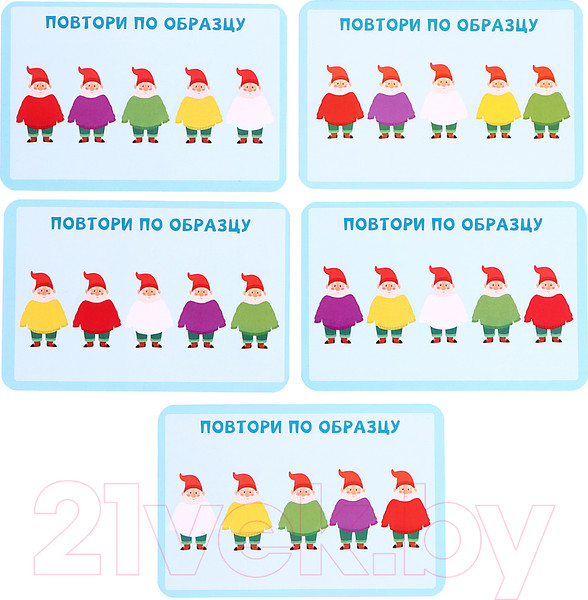 Изображение товара Развивающий игровой набор Zabiaka IQ Гномы в свитерах / 10071203