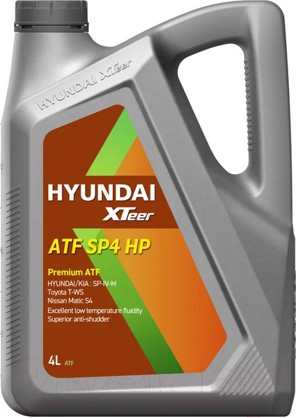 Изображение товара Трансмиссионное масло Hyundai XTeer ATF SP4 HP / 1041017 (4л)