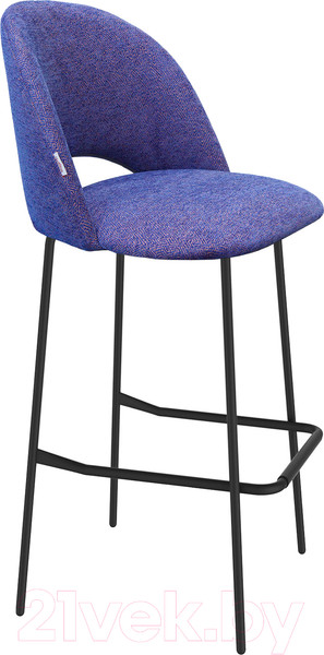 Изображение товара Стул барный Sheffilton SHT-ST34/S29P (синий мираж/черный муар)