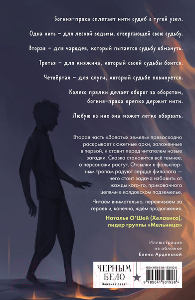 Изображение товара Книга Черным-бело Золотые земли. Совиная башня / 9785041931926 (Черкасова У.)