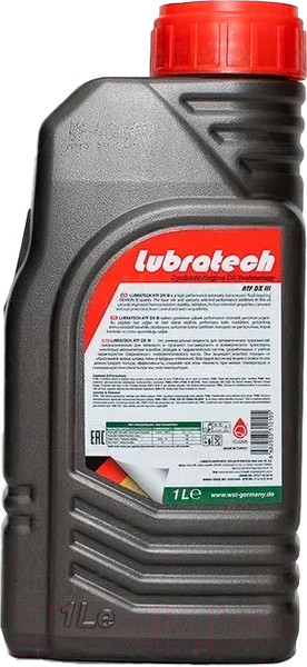 Изображение товара Жидкость гидравлическая Lubratech ATF DX III (1л)