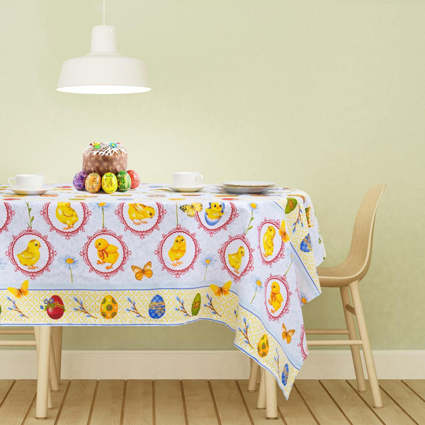 Изображение товара Скатерть Доляна Пасха 145x144 / 3042070