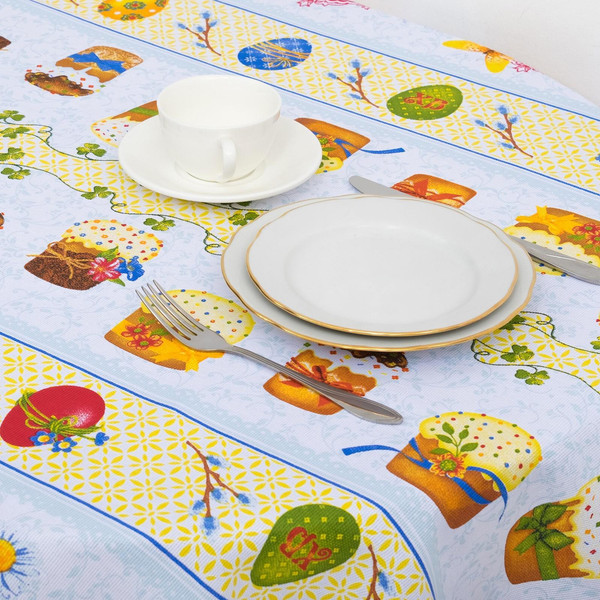 Изображение товара Скатерть Доляна Пасха 145x144 / 3042070