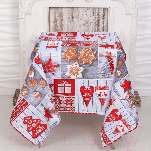 Изображение товара Скатерть DomoVita Чудеса 150x150 / 4429845