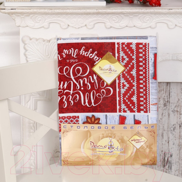 Изображение товара Скатерть DomoVita Чудеса 110x150 / 4429844