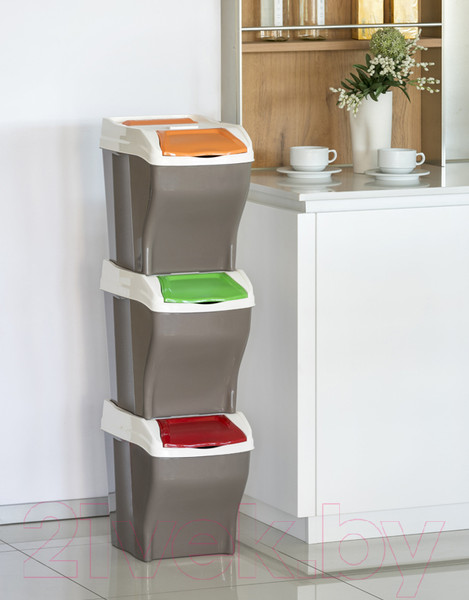 Изображение товара Система сортировки мусора Bama Pattumiera Poker Plus Set 4 Pz (4шт)