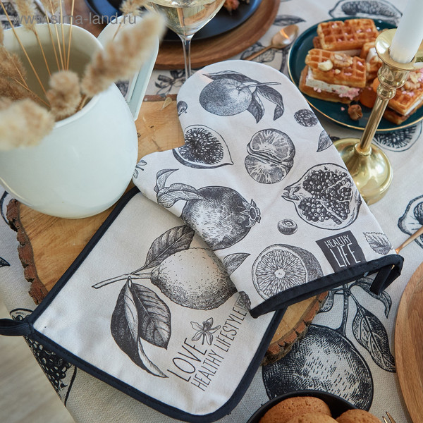 Изображение товара Рукавица-прихватка Этель Healthy Life / 4523394