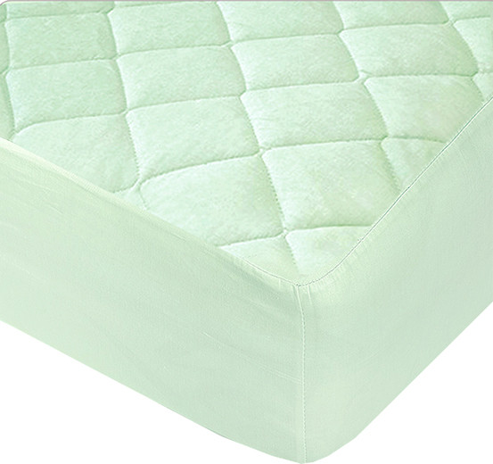 Изображение товара Наматрасник в кроватку Vegas Protect Cotton S1 60x120 (фисташковый)