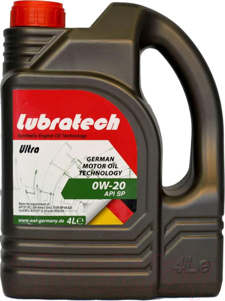 Изображение товара Моторное масло Lubratech Ultra 0W20 (4л)