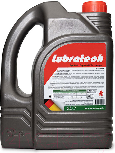 Изображение товара Моторное масло Lubratech Ultra 0W20 (5л)