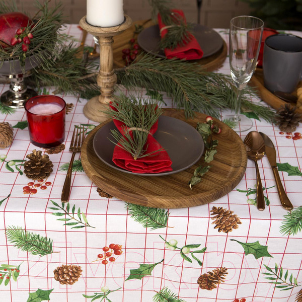 Изображение товара Скатерть Доляна New Year 146x180 / 4980254