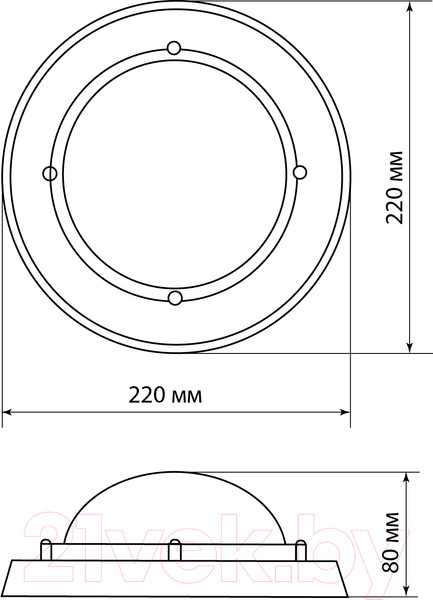 Изображение товара Светильник ЖКХ TDM SQ0303-0442