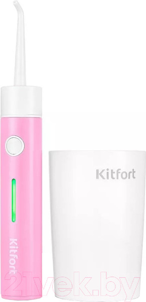 Изображение товара Ирригатор Kitfort KT-2957-1 (белый/розовый)