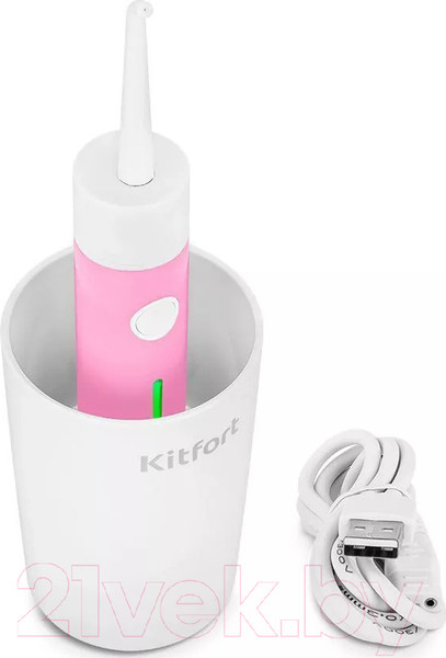 Изображение товара Ирригатор Kitfort KT-2957-1 (белый/розовый)